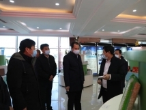 12月13日，市委書記王賀民蒞臨亞歐公司指導